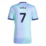 Günstige Fußballtrikots Arsenal Saka 7 Kinder 3rd trikot 2024-25 Kurzarm